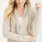 Karen Scott Women's Cocoon Cardigan Brown Size Petite XL