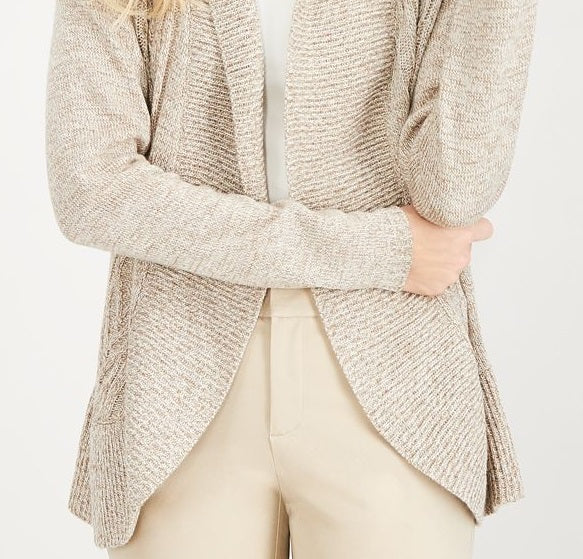 Karen Scott Women's Cocoon Cardigan Brown Size Petite XL