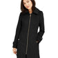 Michael Kors Women's Plus Hooded Walker Coat Black Size 2X