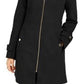 Michael Kors Women's Plus Hooded Walker Coat Black Size 2X