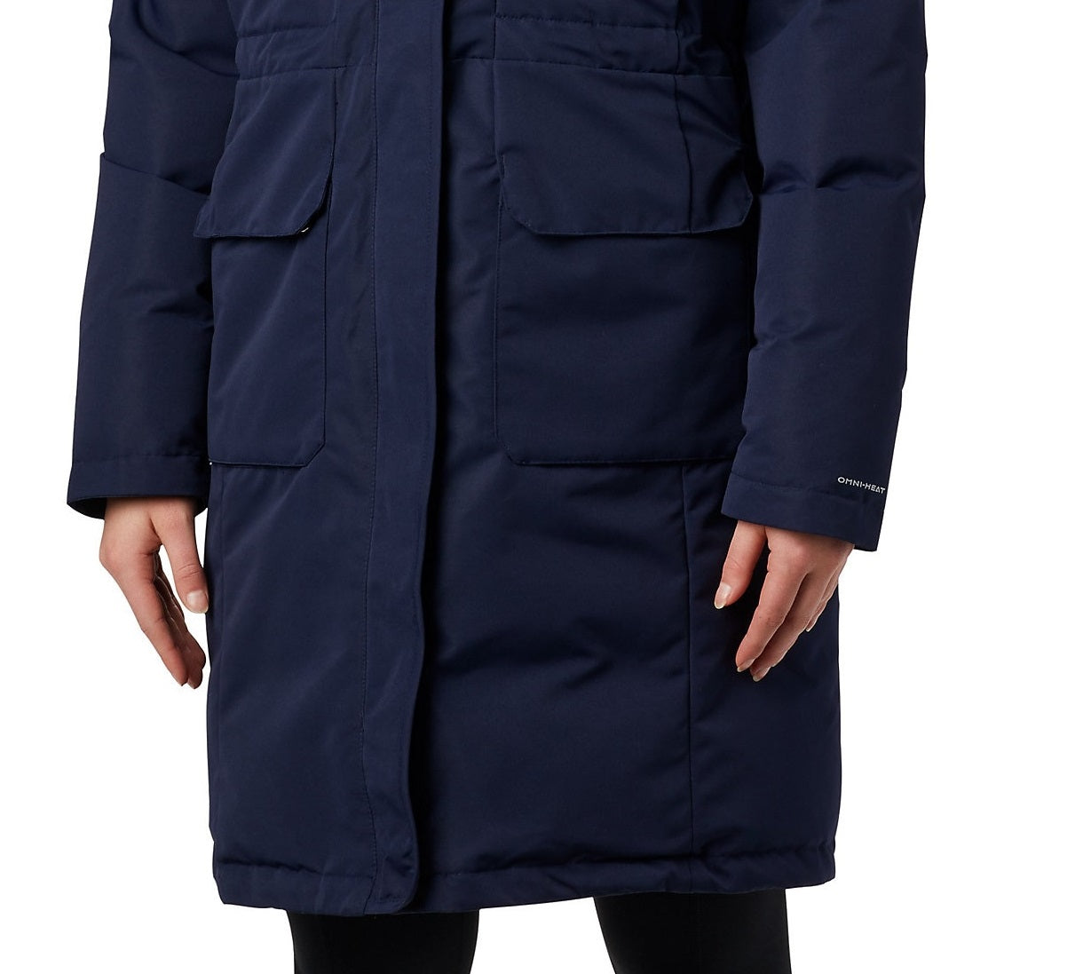 Columbia Women's South Canyon Down Parka Jacket Blue Size X-Large