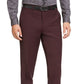 Bar III Men's Slim Fit Active Stretch Solid Suit Pants Red Size 31x32
