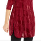 Alfani Women's Dolman Sleeve Blouse Top Red Size Medium