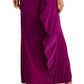 Ralph Lauren Women's Ruffle Flutter Sleeve Surplice Gown Purple Size 6