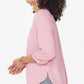 JM Collection Women's Pleated-Back Blouse Pink Size XX-Large