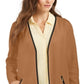 Charter Club Women's Milano Cotton Completer Sweater Brown Size Petite XL
