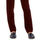 Charter Club Women's Lexington Tummy Control Corduroy Pants Red Size 24X4.5
