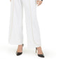 INC International Concepts Women's Studded Wide Leg Pants White Size X-Small