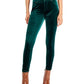 INC International Concepts Women's Velvet Skinny Pants Green Size 10