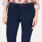 Style & Co Women's Tummy Control Corduroy Pants Blue Size 16 Petite
