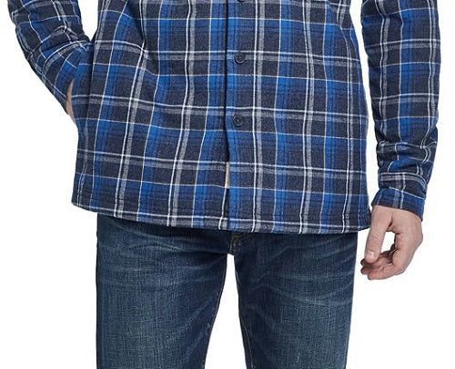 Weatherproof Vintage Men's Plaid Jacket Blue Size Medium