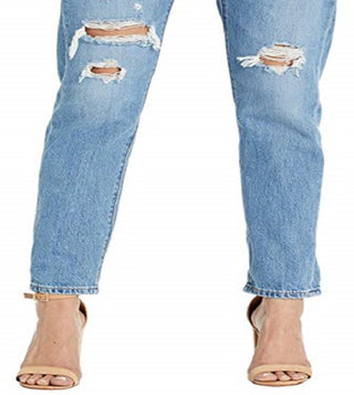 Levi's Women's 711 Embroidered Skinny Jeans Blue Size 16 W33