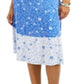 Charter Club Women's Floral Sleeveless Dress Blue Size XX-Large