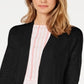 Charter Club Women's Cotton Long Cardigan Black Size Large