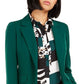 Bar III Women's One Button Blazer Green Size 16