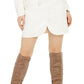 GUESS Women's Karlie Belted Blazer Dress White Size 0