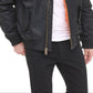 Tommy Hilfiger Men's Military Bomber Jacket Black Size X-Large