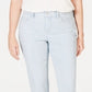 Charter Club Women's Bristol Tummy Control Skinny Ankle Jeans Blue Size 14