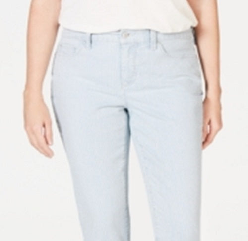 Charter Club Women's Bristol Tummy Control Skinny Ankle Jeans Blue Size 14