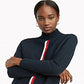 Tommy Hilfiger Women's Long Sleeve Short Shift Dress Blue Size XX-Large