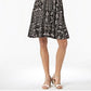 Style & Co Women's Printed Swing Dress  Black&White Size Petite S