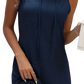 Sleeveless Hooded Drawstring Maxi Dress with Pockets