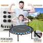 SereneLife 40 Inch Indoor Outdoor Fitness Cardio Sports Trampoline with Handrail