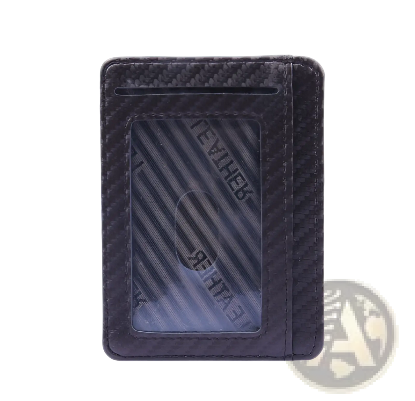 Slim Carbon Fiber Rfid Blocking Pu Leather Wallet