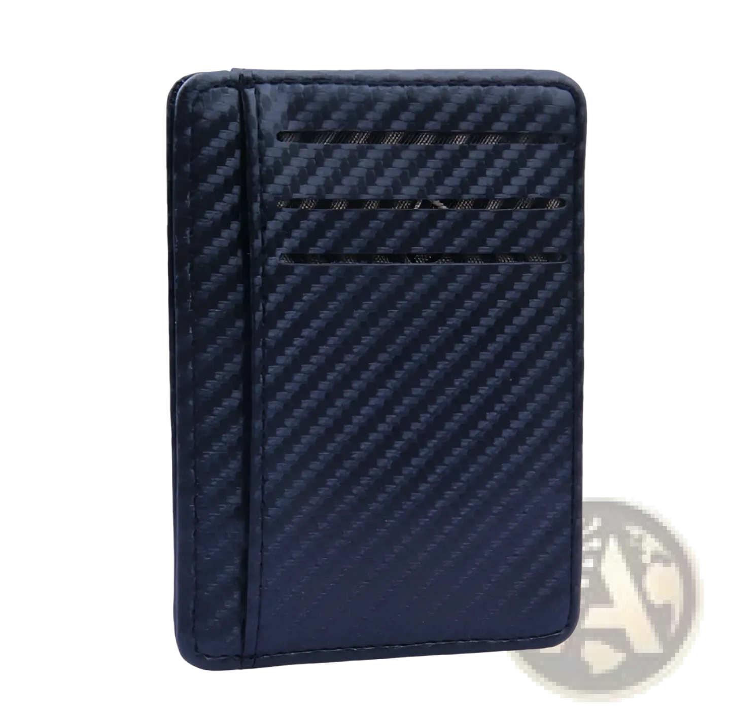 Slim Carbon Fiber Rfid Blocking Pu Leather Wallet