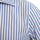 Slim Fit Striped Cotton Long Sleeve Commuter Shirt