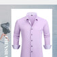 Slim Fit Wrinkle Resistant Contrast Trim Dress Shirt