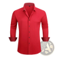 Slim Fit Wrinkle Resistant Contrast Trim Dress Shirt