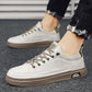 Men's Casual Suede and Leather Slip-on Sneakers