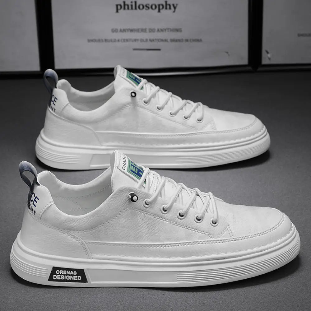 Men's Casual Suede and Leather Slip-on Sneakers
