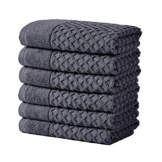Cotton Diamond Waffle Weave Bath Towel Set - Grayson Collection