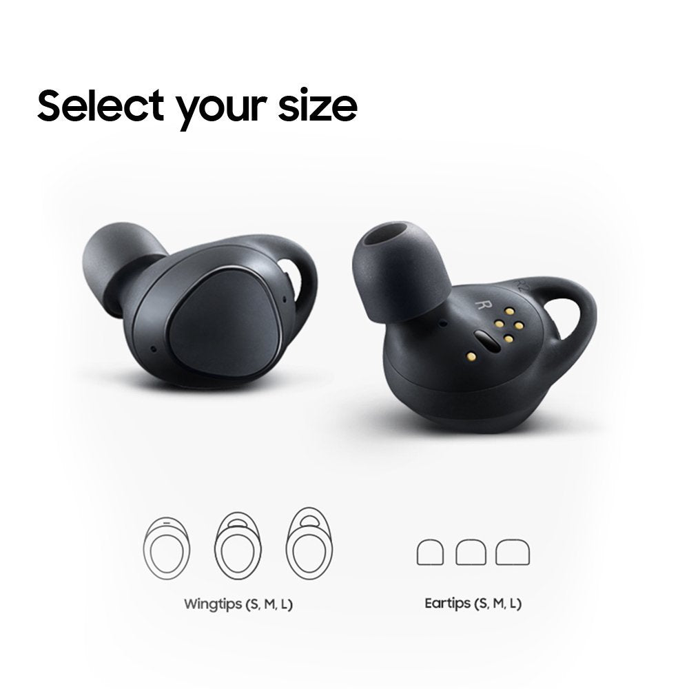 Samsung Gear IconX (2018 Edition) Bluetooth Cord-free Fitness Earbuds, w/On-board 4GB MP3 Player - Black
