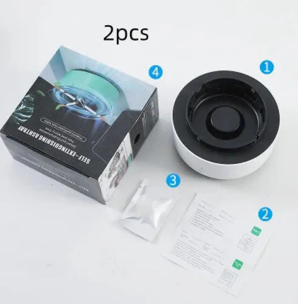 Anion Smart Smoke Purifying Portable Ashtray