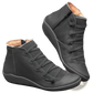 Snake Print Wedge Ankle Boots for Women