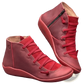Snake Print Wedge Ankle Boots for Women