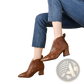 Snakeskin Ankle Boots with v Cut Pointed Toe Heel