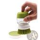 Soap Dispensing Dish Brush with Non Slip Storage Base