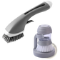 Soap Dispensing Dish Brush with Non Slip Storage Base