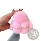 Soft Fluffy Bunny Faux Fur Plush Keychain Accessory