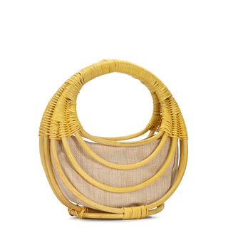 Solana Bamboo Straw Satchel