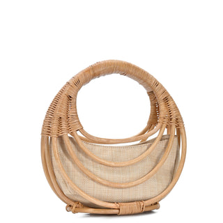 Solana Bamboo Straw Satchel