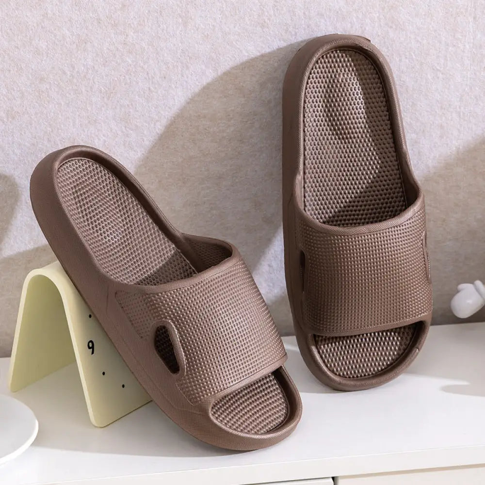 Thick Sole Non Slip Cushioned Home Slides
