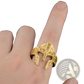 Spartan Warrior Helmet Engraved Stainless Steel Ring