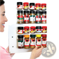 Spice Rack Organizer Wall Mount Adhesive Clips