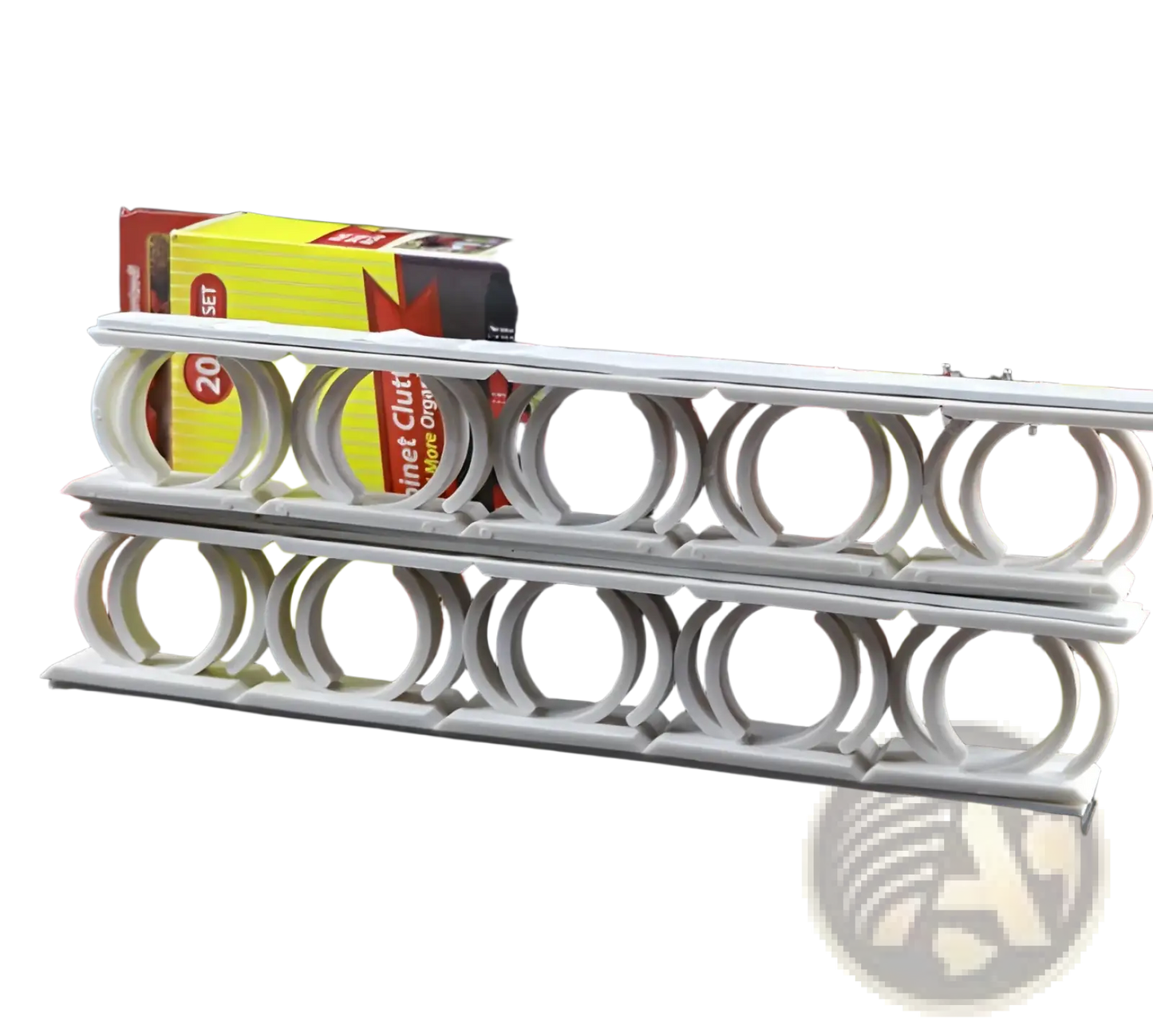 Spice Rack Organizer Wall Mount Adhesive Clips