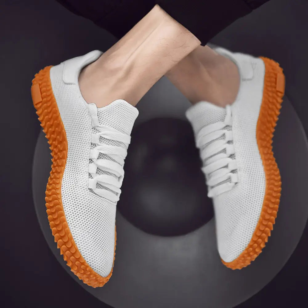 Men's Breathable Flying Woven Mesh Korean Sneakers